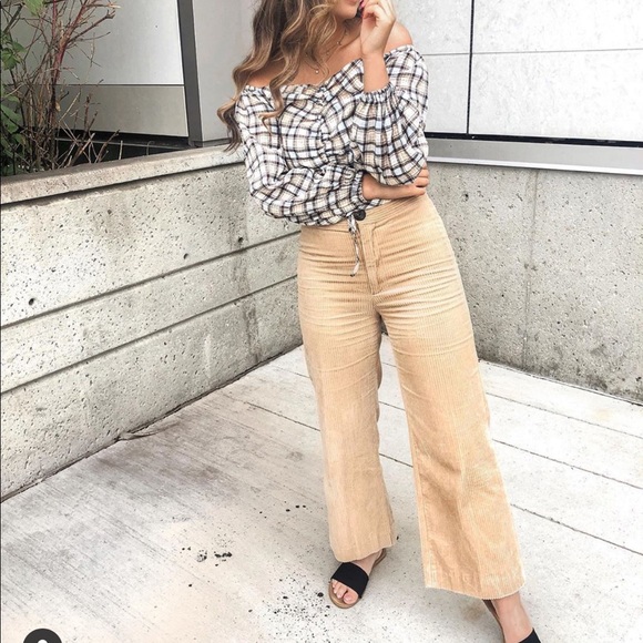 Last🔥Zara high waisted corduroy pants - Picture 5 of 9